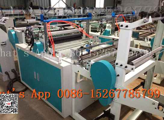 Double Sides Hot Sealing Plastic Bag Making Machine For Bread Packing