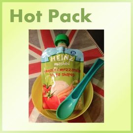 Safety food grade plastic reusable baby food spout pouch