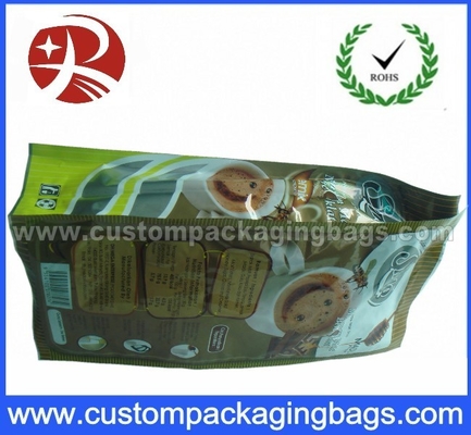 Plastic Foil Side Gusset Coffee Packaging / coffee bean bags Waterproof