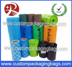 Custom Disposable Plastic Dog Poop Bag With LDPE + OXO Biodegradable