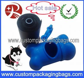 Scented Biodegradable Dog Poop Bags / Dog Waste Bags With Dispenser