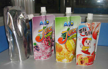 Aluminum Foil Plain Spout Pouches Packaging With Cap for Facial Mask