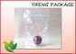 Custom Printed Plastic Resealable Bags Transparent Ziplock Stand Up Pouch