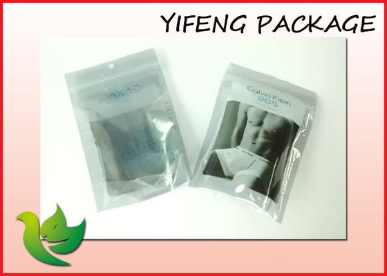 Custom Printed Plastic Resealable Bags Transparent Ziplock Stand Up Pouch