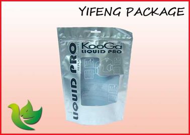 Custom Printed Plastic Resealable Bags Transparent Ziplock Stand Up Pouch