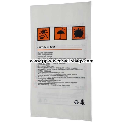 Polyethylene Custom Packaging Bags for Synthetic Compound Polymer 25kg ~ 50kg