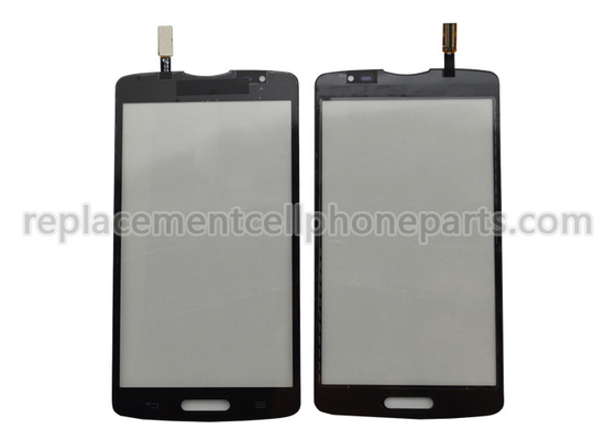 High resolution Single Card LG L80 Cell Phone Digitizer Black / White