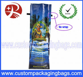 Gravure Printing Side Gusset Plastic Custom Printed Coffee Packaging Bags