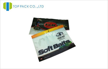 Biodegradable Printed Laminated Pouches Top Zipper Closed Bottom Open