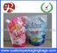 Plastic Liquid Stand Up Pouches For Laundry Detergent With Spout
